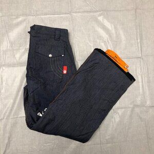 Mission Six Snowboarding Pants Womens Large denim Blue Snowpants